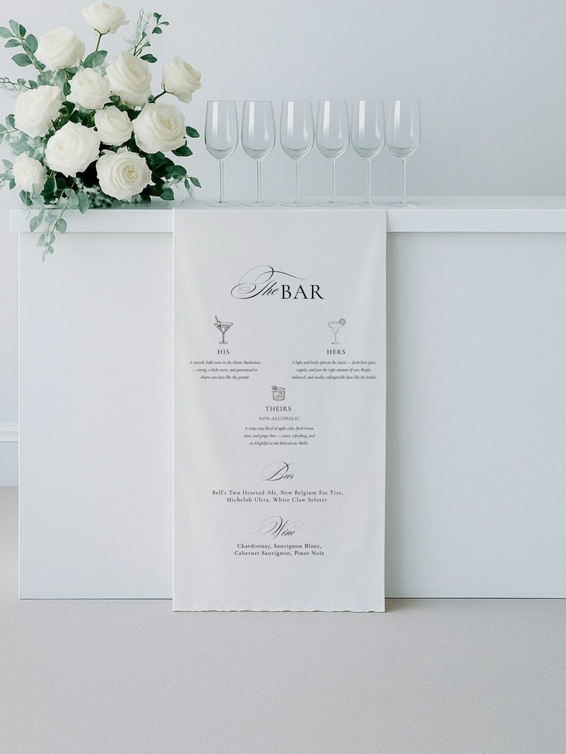 Charlotte | Linen Bar Sign I